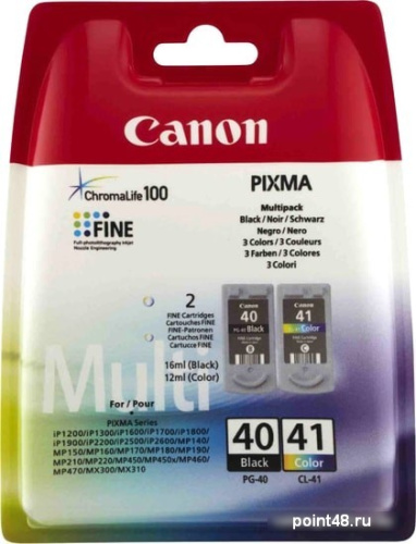 Купить Набор картриджей CANON PG-40+CL-41, черный / трехцветный в Липецке