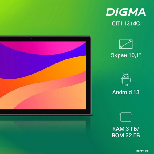 Планшет Digma CITI 1314C 4G (серый) в Липецке фото 2