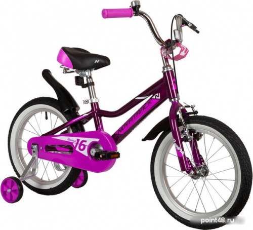 Купить Детский велосипед Novatrack Novara 16 2022 165ANOVARA.VL22 (фиолетовый) в Липецке на заказ фото 2