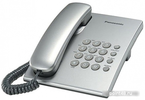 Купить Проводной телефон PANASONIC KX-TS2350RUS, серебристый в Липецке