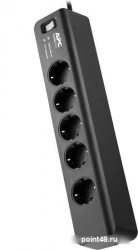 Купить Сетевой фильтр APC PM5B-RS 1.83м (5 розеток) черный (коробка) в Липецке фото 2