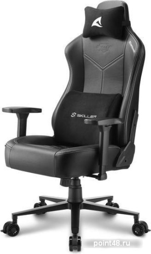 Кресло Sharkoon Skiller SGS30 (черный/белый) фото 2