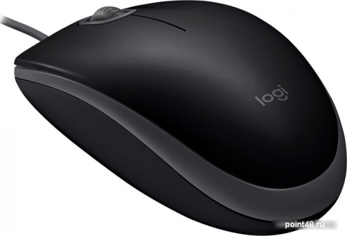Купить Мышь Logitech B110 SILENT черный/серый оптическая (1000dpi) USB2.0 для ноутбука (2but) в Липецке фото 3