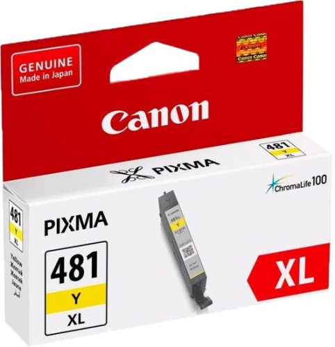 Купить Картридж струйный Canon CLI-481XL Y 2046C001 желтый (8.3мл) для Canon Pixma TS6140/TS8140TS/TS9140/TR7540/TR8540 в Липецке фото 2