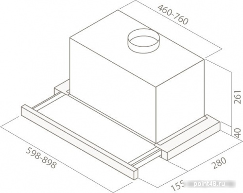 Купить Кухонная вытяжка Elica ELITE 26 IX/A/60/VT [PRF0094051] в Липецке фото 2