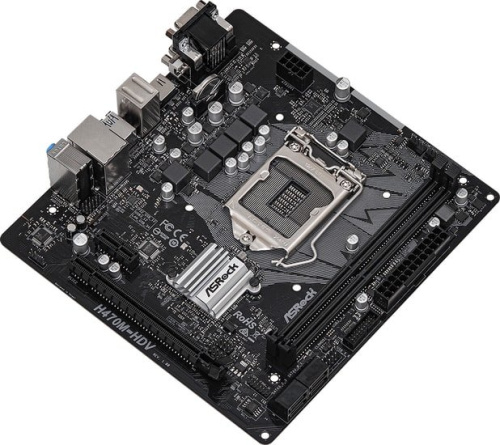 Материнская плата Asrock H470M-HDV Soc-1200 Intel H470 2xDDR4 mATX AC`97 8ch(7.1) GbLAN+VGA+DVI+HDMI фото 3