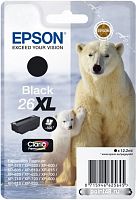 Купить Картридж струйный Epson T2621 C13T26214012 черный (12.1мл) для Epson XP-600/700/800 в Липецке