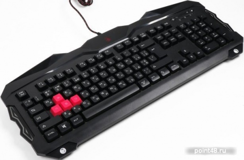 Купить Клавиатура A4 Bloody B210 черный USB for gamer LED в Липецке фото 2