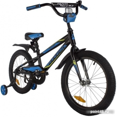 Купить Детский велосипед Novatrack Dodger 18 2022 185ADODGER.BK22 (черный) в Липецке на заказ фото 3