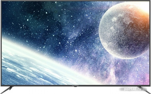 Купить Телевизор LED Hyundai 75  H-LED75FU7002 Салют ТВ черный/Ultra HD/60Hz/DVB-T/DVB-T2/DVB-C/DVB-S/DVB-S2/USB/WiFi/Smart TV (RUS) в Липецке