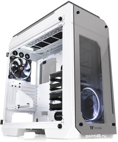 Корпус Thermaltake View 71 TG Snow белый без БП ATX 2x140mm 2xUSB2.0 2xUSB3.0 audio bott PSU фото 2