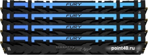 Оперативная память Kingston FURY Renegade RGB 4x8GB DDR4 PC4-25600 KF432C16RBAK4/32 фото 2