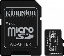 Купить Флеш карта microSDHC 32Gb Class10 Kingston SDCS2/32GB Canvas Select Plus + adapter в Липецке