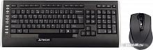 Купить Клавиатура + мышь A4Tech 9300F клав:черный мышь:черный USB беспроводная Multimedia в Липецке