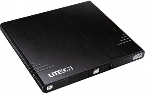 Оптический привод DVD-RW LITE-ON Lite-On eBAU108, внешний, USB, черный, Ret