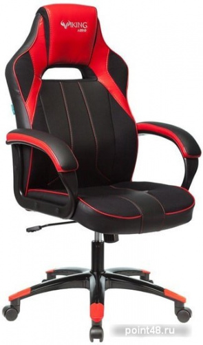 Кресло Бюрократ Viking 2 Aero (черный/красный)