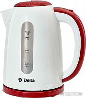 Купить Чайник DELTA DL-1106 белый с бордовым в Липецке