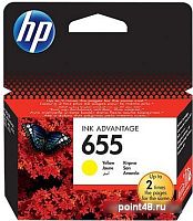 Купить Картридж ориг. HP CZ112AE (№655) желтый для DeskJet IA 3525/4615/4625/5525/6525 (600стр) в Липецке