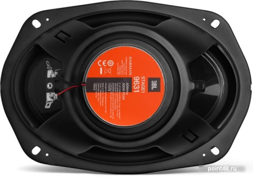 Колонки автомобильные JBL Stage1 9631 300Вт 89дБ 4Ом 16x23см (6x9дюйм) (ком.:2кол.) коаксиальные трехполосные в Липецке от магазина Point48 фото 2