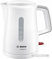 Купить Чайник электрический Bosch TWK3A051, 1,0л, 2400Вт, пластик, белый в Липецке