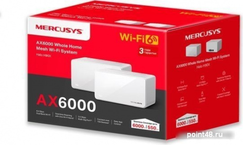 Купить Wi-Fi система Mercusys Halo H90X (2-pack) в Липецке фото 3
