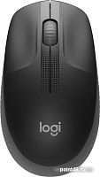 Купить Мышь Logitech M190 черный/серый оптическая (1000dpi) беспроводная USB (2but) в Липецке