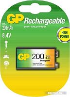 Купить Аккумулятор GP 20R8H 9V NiMH 200mAh (1шт) в Липецке