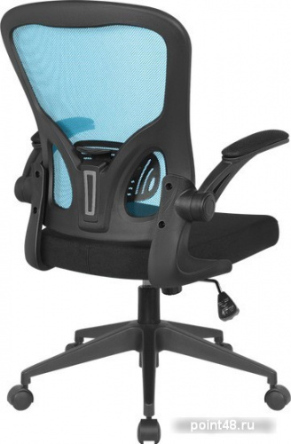 Кресло Defender Akvilon (черный/голубой) фото 3
