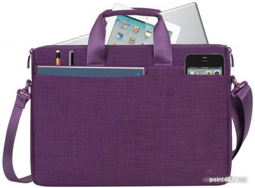 Сумка для ноутбука 15,6 RivaCase 8335, полиэстер, пурпурный, 410*290*65мм в Липецке фото 3