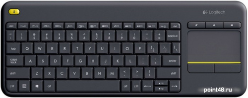 Купить Клавиатура беспроводная Logitech touch K400 Plus TV, черный в Липецке