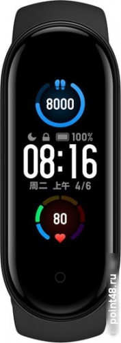Фитнес-трекер Xiaomi Mi Band 5 XMSH10HM AMOLED корп.:черный рем.:черный (BHR4215GL) в Липецке фото 3