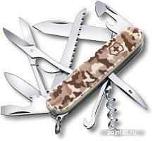 Купить Нож перочинный Victorinox Huntsman (1.3713.941) 91мм 15функций камуфляж пустыни карт.коробка в Липецке