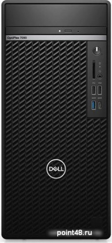 ПК Dell Optiplex 7090 MT i7 10700 (2.9) 16Gb 1Tb 7.2k SSD256Gb RX 640 4Gb DVDRW CR Windows 10 Professional GbitEth WiFi BT 360W клавиатура мышь черный фото 2
