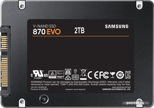 Накопитель SSD Samsung SATA III 4Tb MZ-77E4T0BW 870 EVO 2.5 фото 2