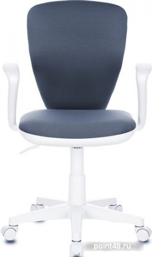 Кресло детское Бюрократ KD-W10AXSN/26-25 серый 26-25 (пластик белый) фото 2