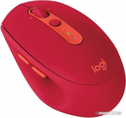 Купить Мышь Logitech M590 красный оптическая (1000dpi) silent беспроводная BT USB для ноутбука (7but) в Липецке фото 2