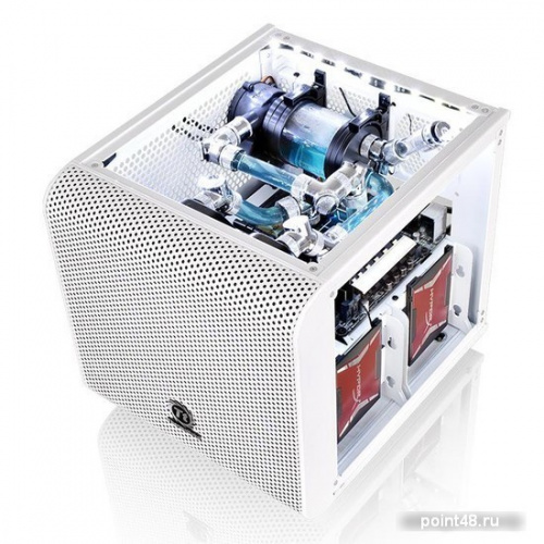 Корпус Thermaltake Core V1 Snow белый без БП miniITX 1x200mm 2xUSB3.0 audio bott PSU фото 2