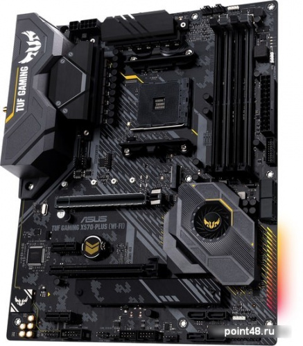 Материнская плата Asus TUF GAMING X570-PLUS (WI-FI) Soc-AM4 AMD X570 4xDDR4 ATX AC`97 8ch(7.1) GbLAN RAID+HDMI+DP фото 3