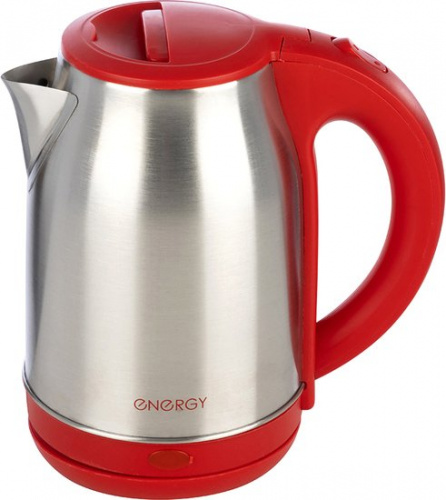 Купить Чайник ENERGY E-201 (1,8 л, диск) стальной, красный в Липецке фото 2