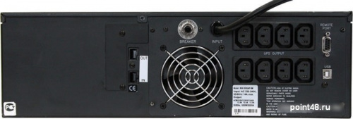 Купить Источник бесперебойного питания Powercom King Pro RM KIN-3000AP LCD 1800Вт 3000ВА черный в Липецке фото 2