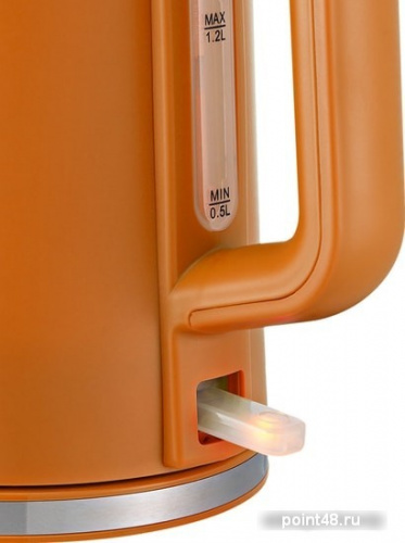 Купить Чайник электрический Kitfort KT-6124-4 1.2л. 2200Вт оранжевый (корпус: пластик) в Липецке фото 3