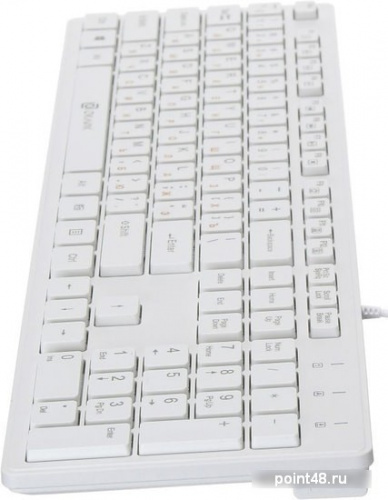 Купить Клавиатура Oklick 500M белый USB slim Multimedia в Липецке фото 3
