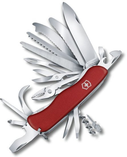 Купить Нож перочинный Victorinox WORK CHAMP XL (0.8564.XL) 111мм 31функций красный в Липецке