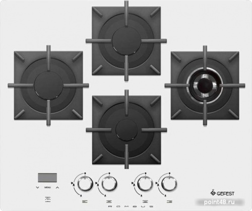 Газовая варочная поверхность Gefest ПВГ 2231-03 Р32 белый в Липецке
