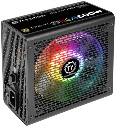 Блок питания Thermaltake ATX 500W Toughpower GX1 RGB 80+ gold (24+4+4pin) APFC 120mm fan color LED 6xSATA RTL фото 3