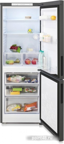 Холодильник БИРЮСА W6033 310л матовый графит в Липецке фото 2