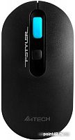 Купить Мышь A4Tech Fstyler FG20 синий/черный оптическая (2000dpi) беспроводная USB (4but) в Липецке
