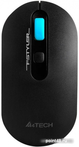 Купить Мышь A4Tech Fstyler FG20 синий/черный оптическая (2000dpi) беспроводная USB (4but) в Липецке