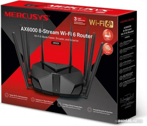 Купить Wi-Fi роутер Mercusys MR90X V1 в Липецке фото 3