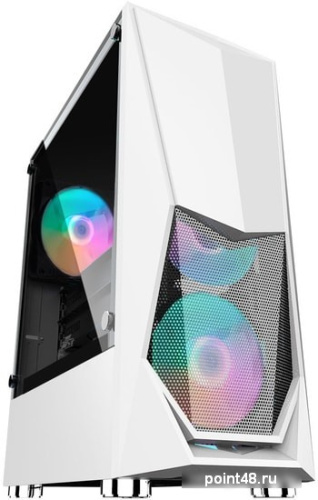 Корпус 1STPLAYER DK-3 WHITE / ATX, tempered glass / 3x 120mm LED fans inc. / DK-3-WH-3G6